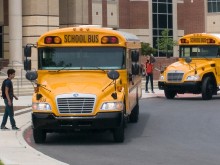 New Blue Bird School Buses